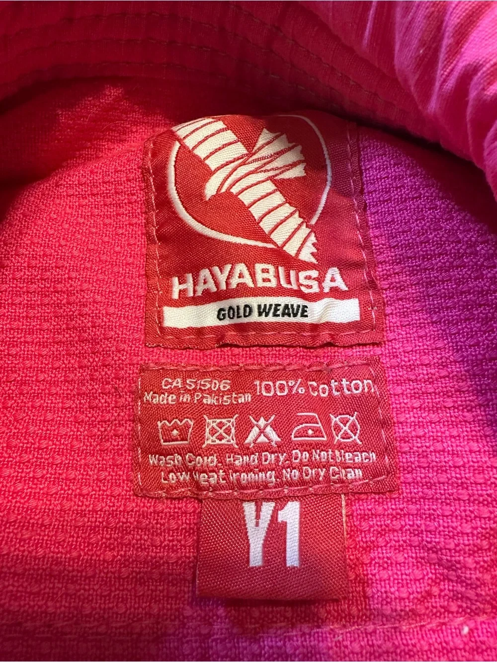 Hayabusa Kids Pink Jiu-Jitsu Gi Set with White Belt
